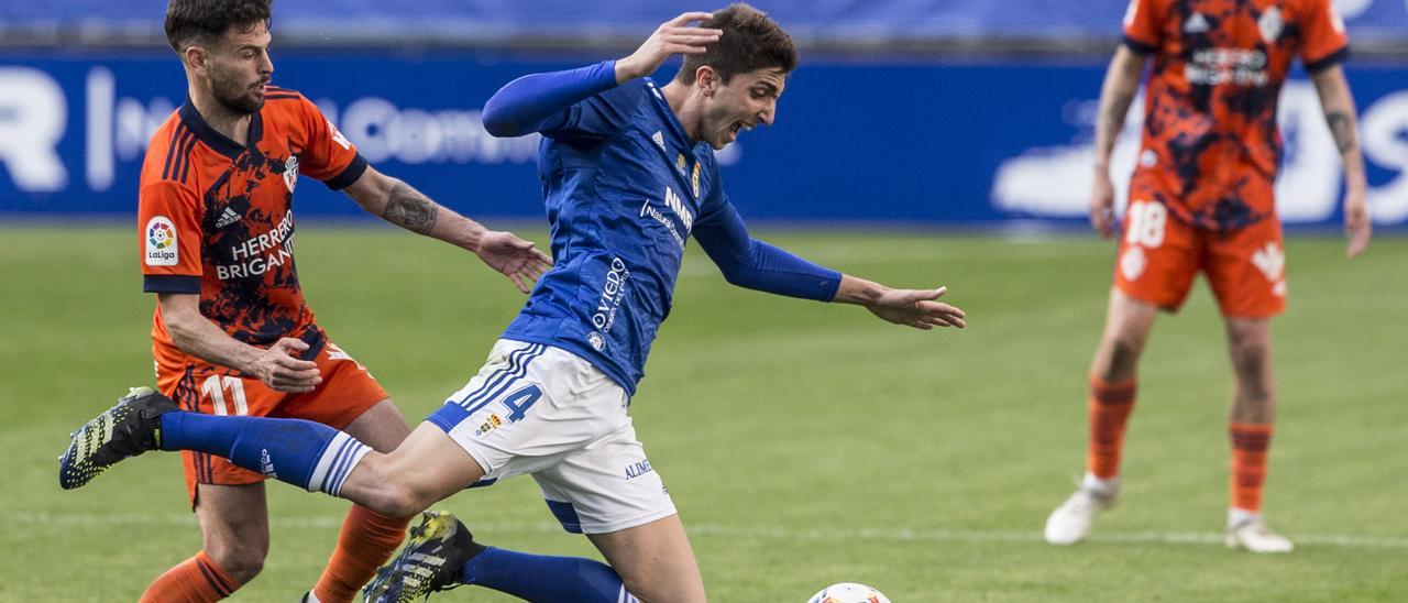 Edgar, ayer frente a la Ponferradina