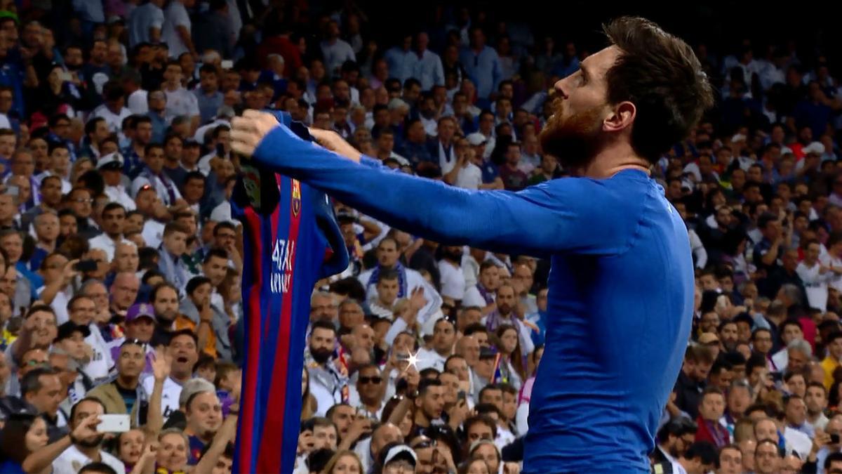 Video resumen: La brutal celebración de Messi al marcar el 2-3