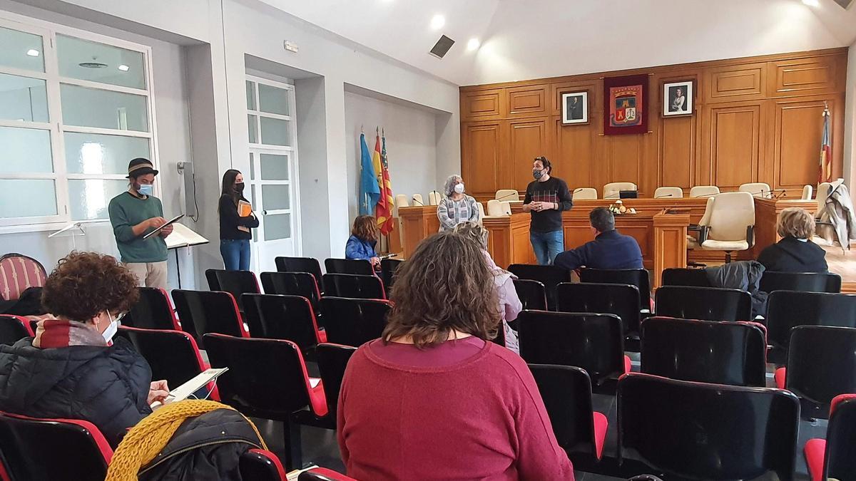 Presentación de las acciones