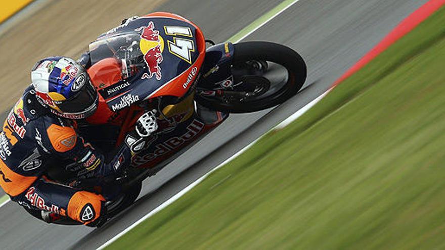 Brad Binder, durante la carrera