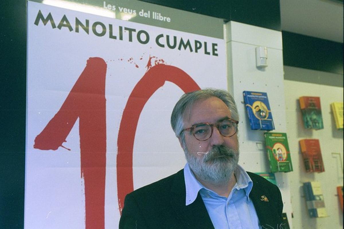 Emilio Urberuaga, a Barcelona, el 2005. Emilio Urberuaga, a Barcelona, el 2005.