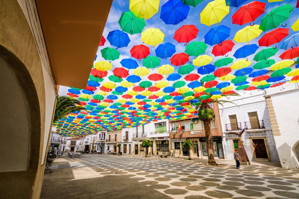 La Plaza de los Paraguas