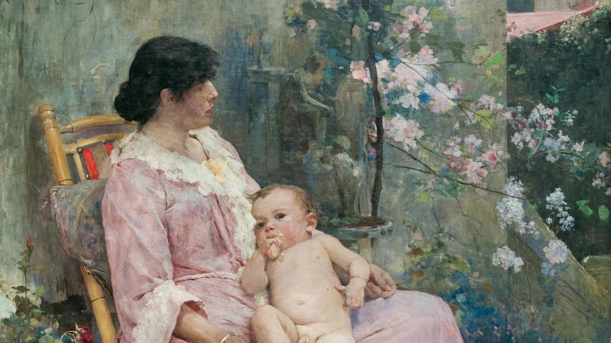 'La Joven Madre' (1889), de Arturo Michelena
