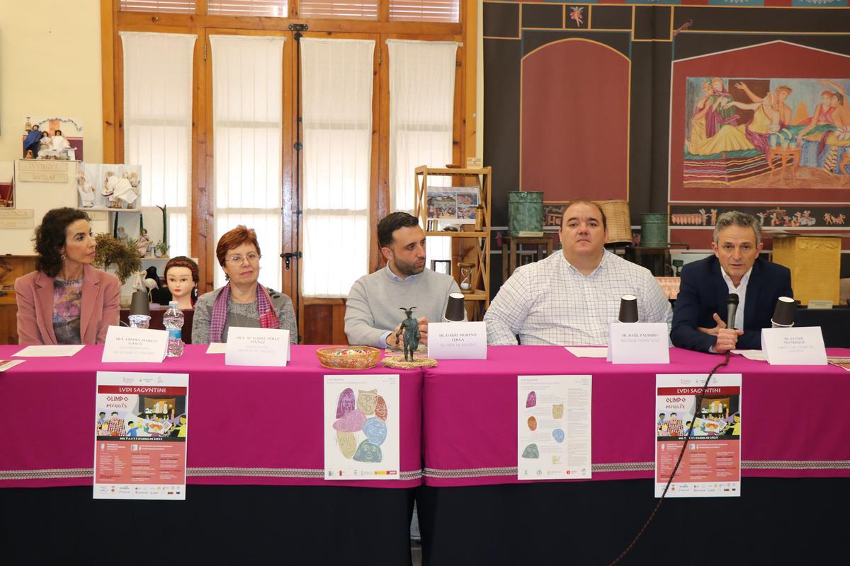 Un momento de la presentación en la Domus Baebia
