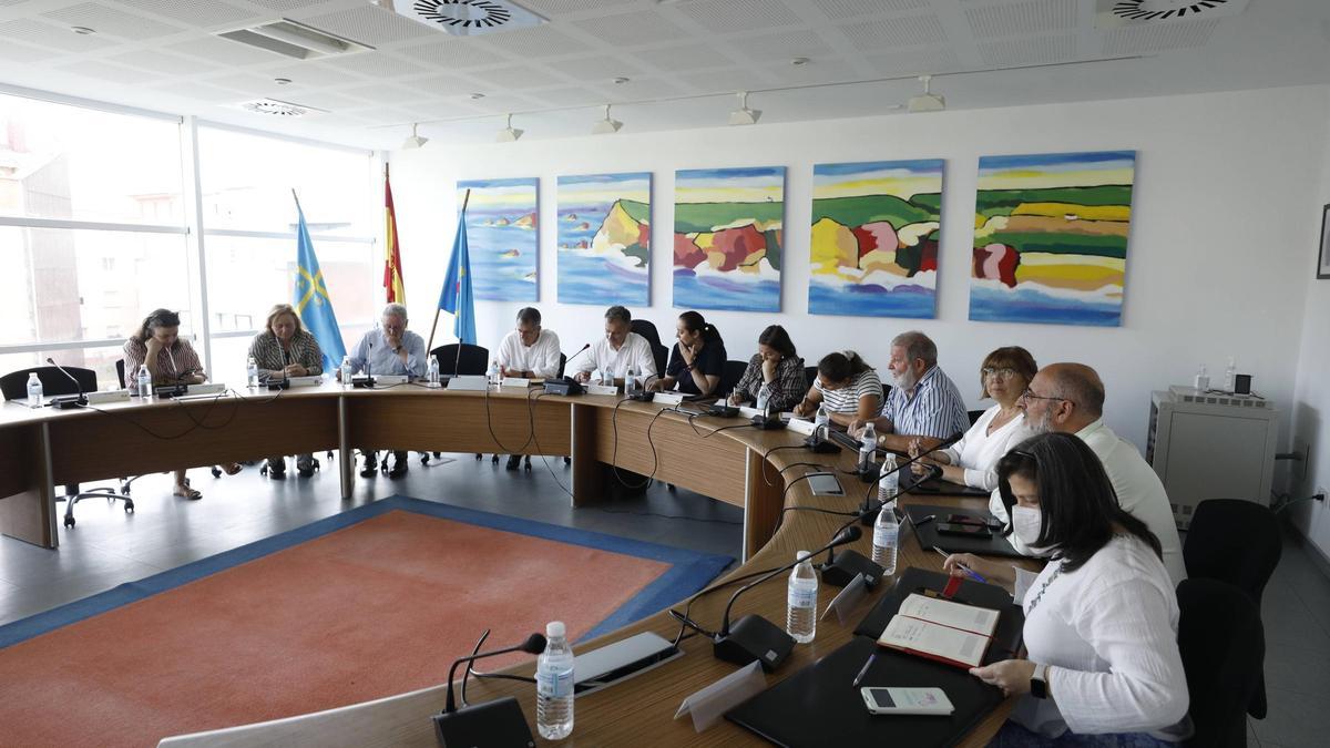 Imagen de archivo del Pleno del Ayuntamiento de Gozón