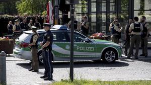 jgblanco38869655 police guard in front of a subway station in munich  germany170613112349