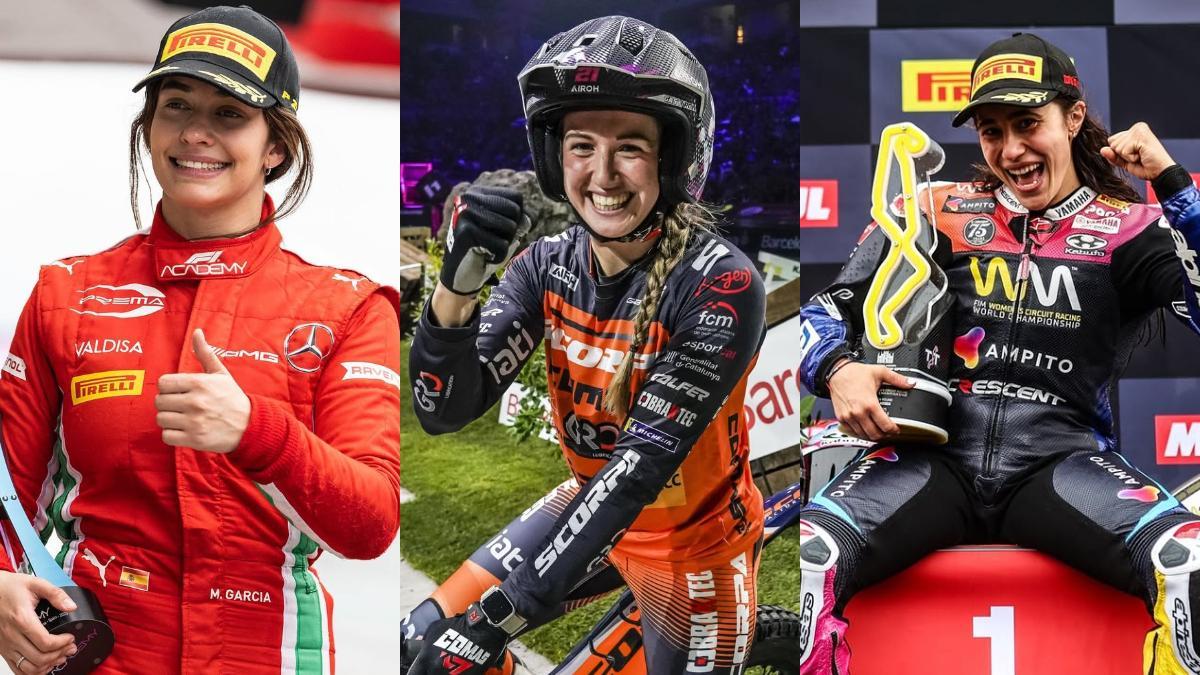 Marta García, Berta Abellán y Beatriz Neila, tres jóvenes pilotos