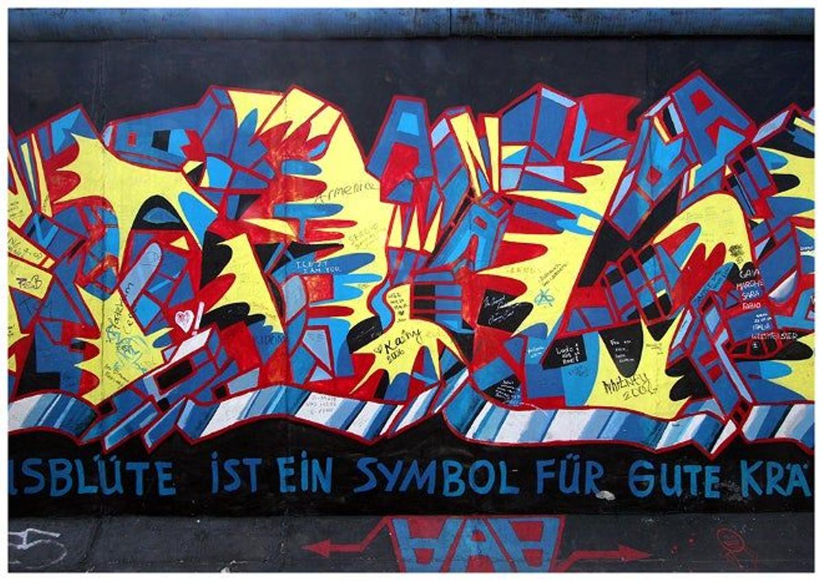 Pintadas en el Muro de Berlín