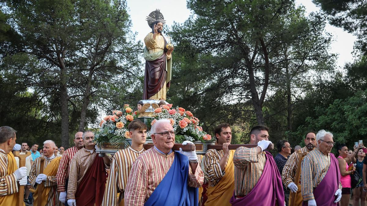 La imagen del Santísimo Salvador saldrá a hombros por la localidad.