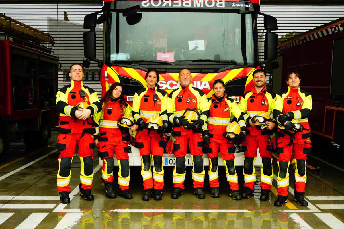 Turno del parque de bomberos de Don Benito-Villanueva.
