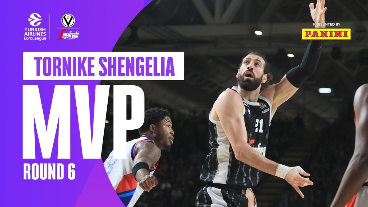 Shengelia ya ha recibido esta temporada dos menciones como MVP de la jornada