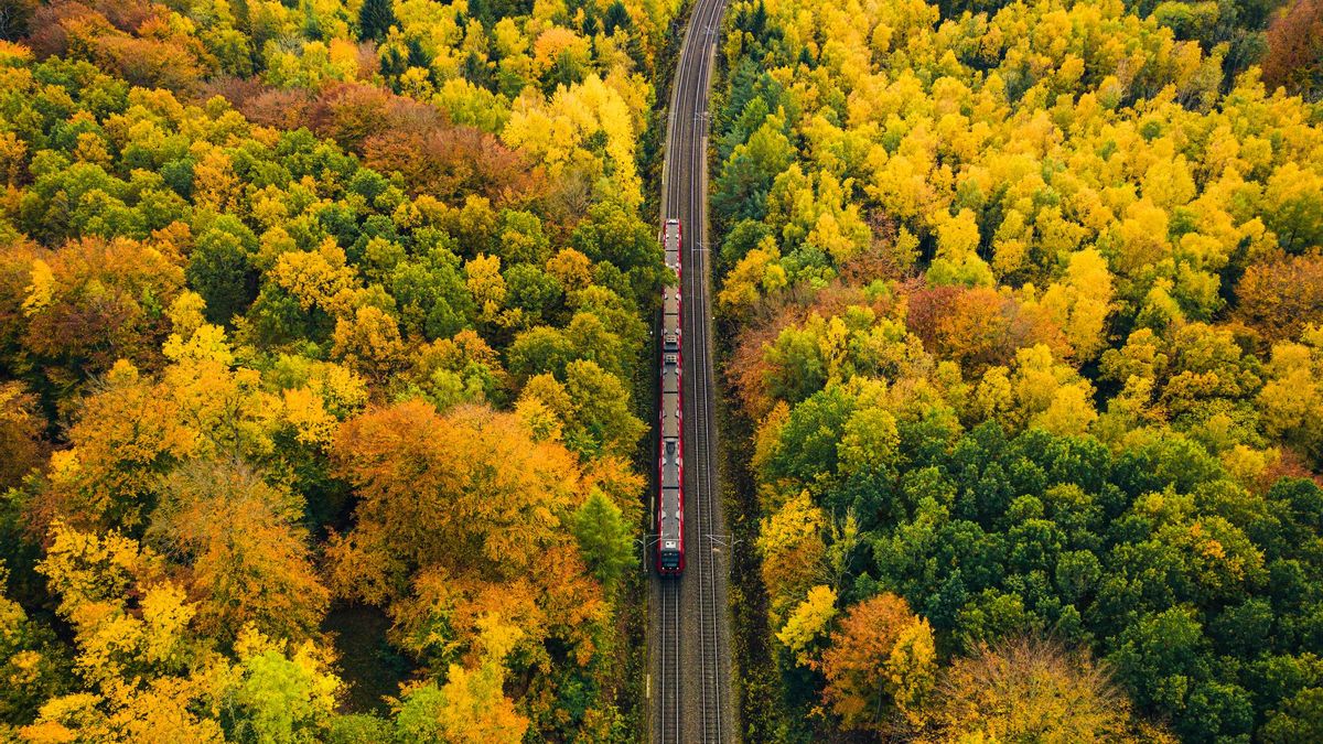 Así es el recorrido en tren más largo del mundo.
