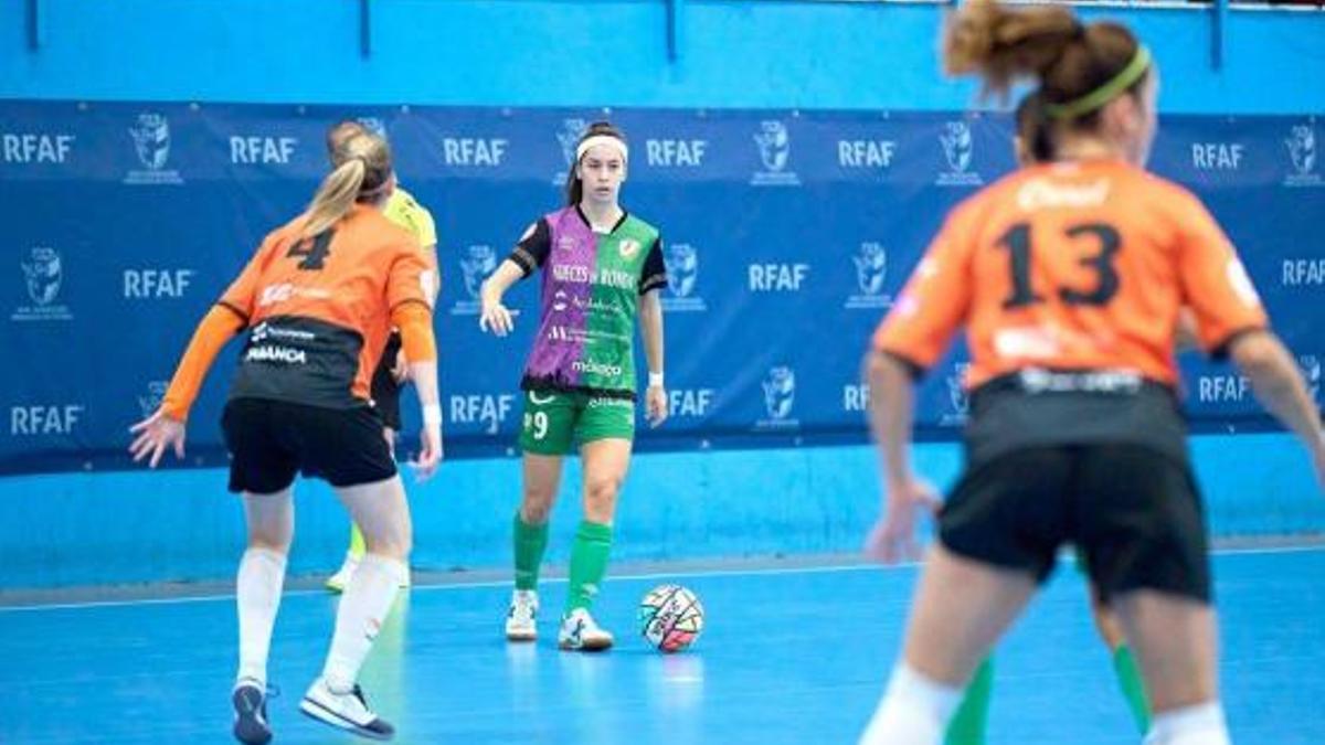 Eva es una de las jugadoras que se marcha del Atlético Torcal.