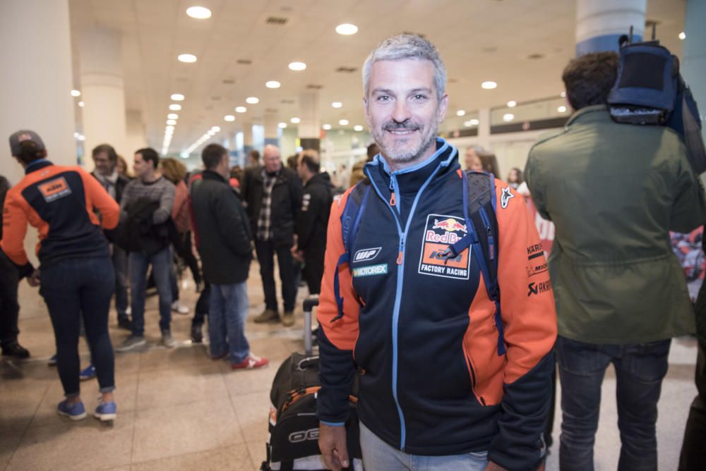 Arribada dels pilots del Dakar a Barcelona