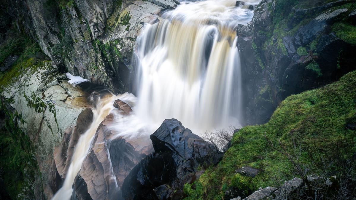 Cascada del Pozo de los Humos, en Salamanca