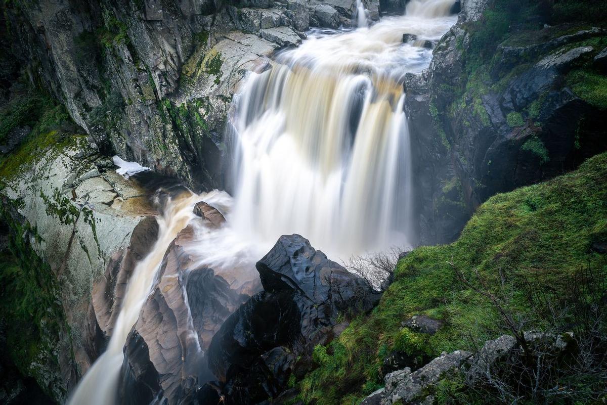 Cascada del Pozo de los Humos, en Salamanca