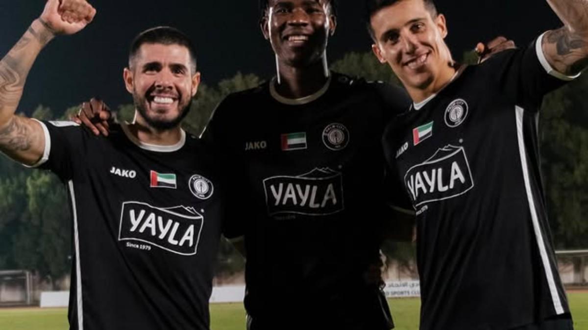 Cristian Tello y Alejandro Pozuelo, en el Palm City FC