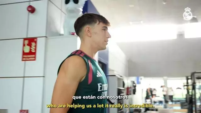 Primeras declaraciones de Carlos Espí como jugador del Real Madrid.