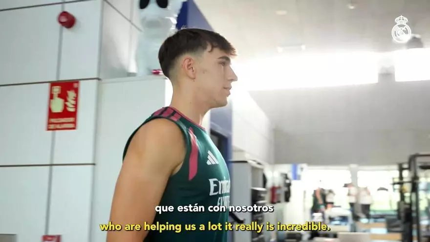 Primeras declaraciones de Carlos Espí como jugador del Real Madrid.