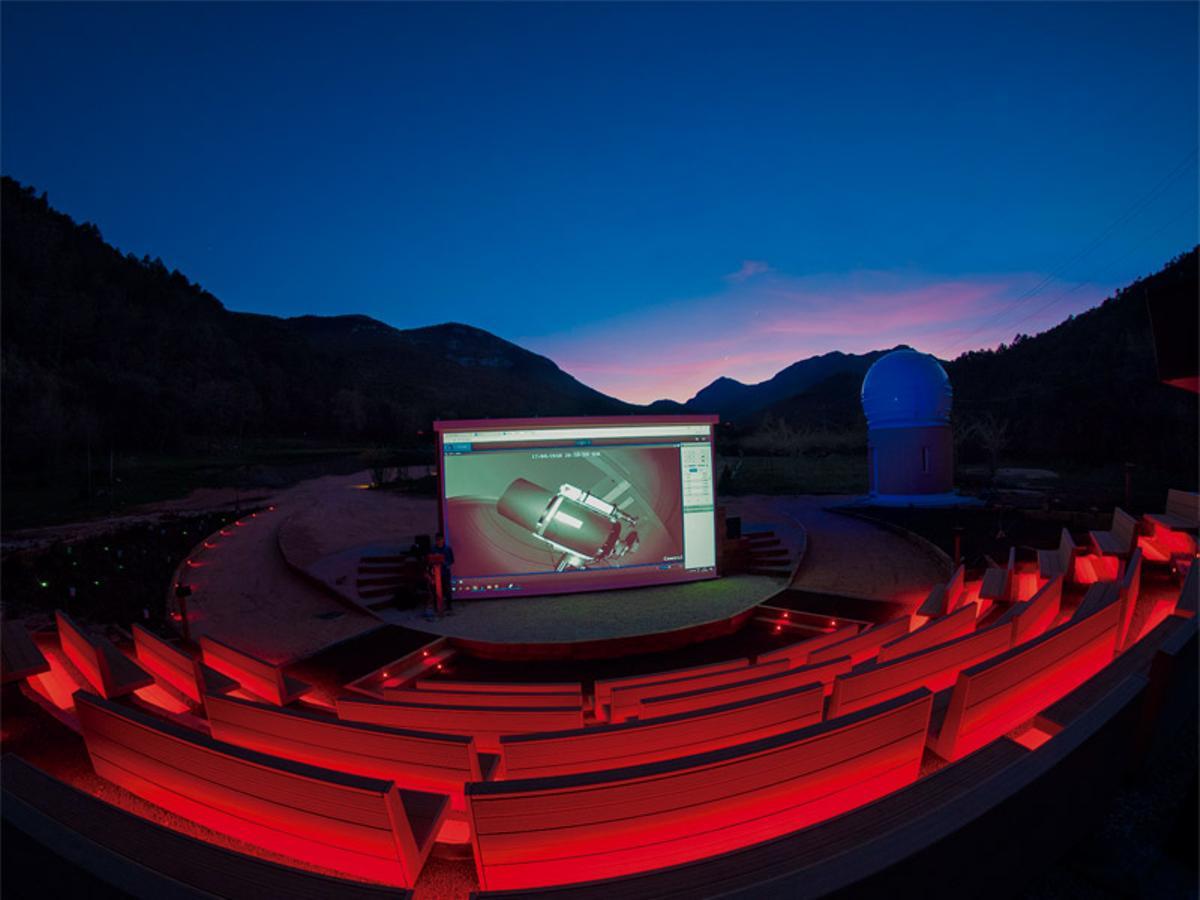 L'Observatori Astronòmic d'Albanyà, en una imatge d'arxiu.
