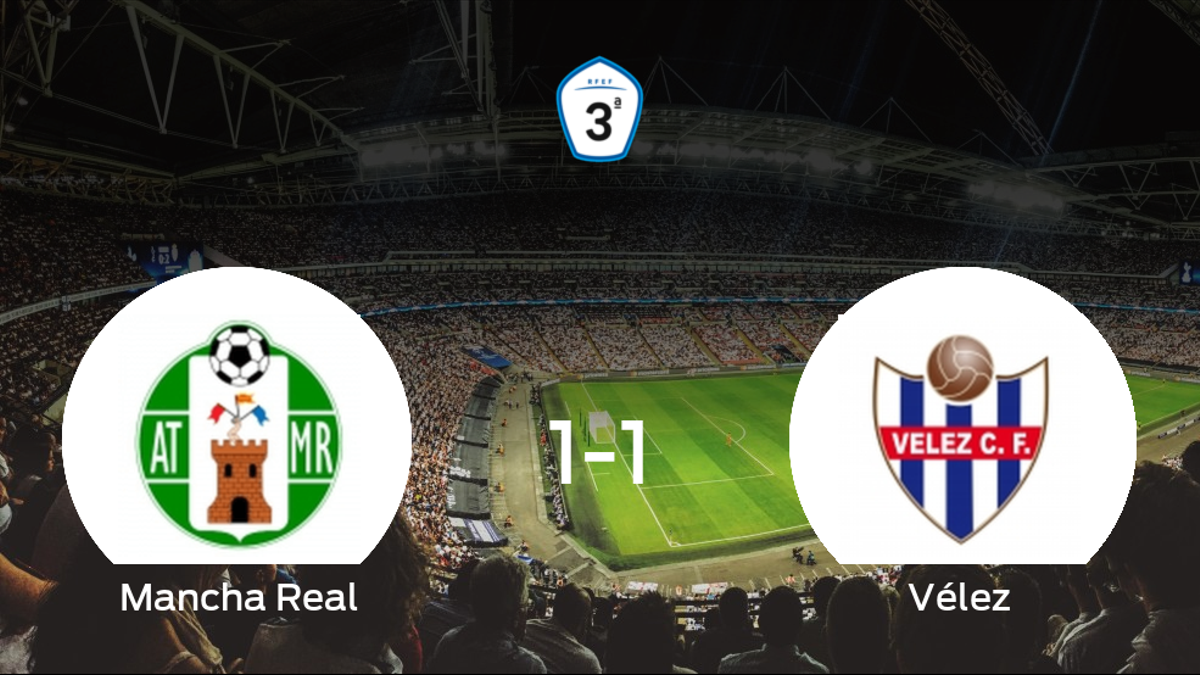 El Mancha Real y el Vélez se reparten los puntos y empatan 1-1