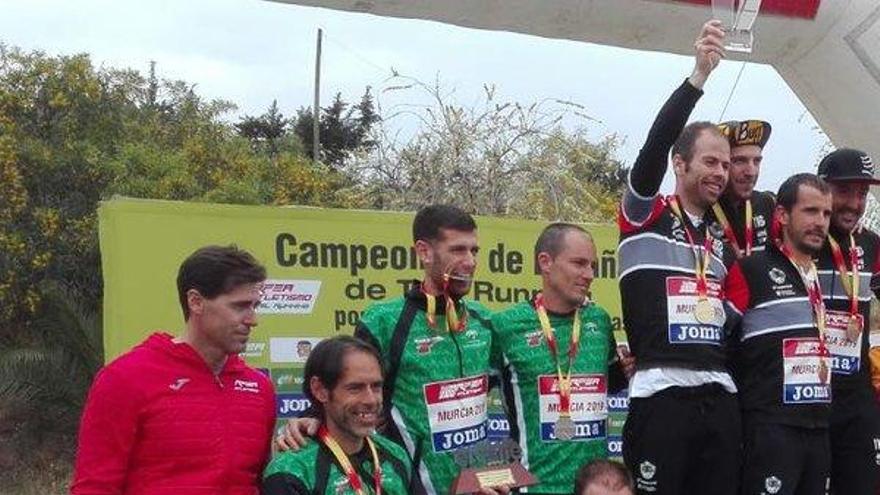 Plata nacional para Ángel Merino en trail