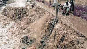 Inundacions a Chosica,al Perú el març del 1998.