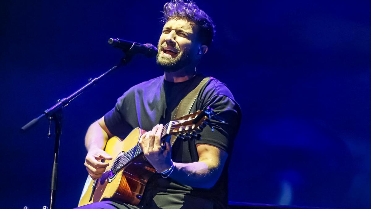 Pablo Alborán, durante una de las actuaciones que ofreció en Córdoba el pasado fin de semana.