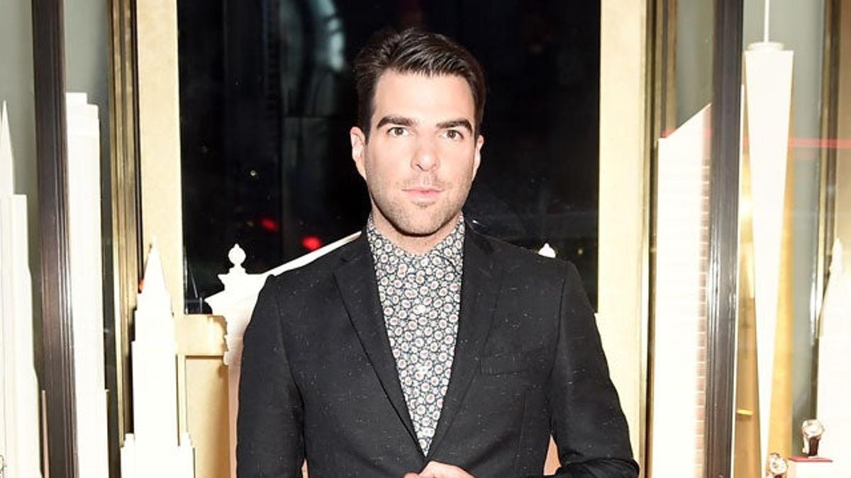Zachary Quinto, en la fiesta de reapertura de la Maison Cartier de Nueva York.