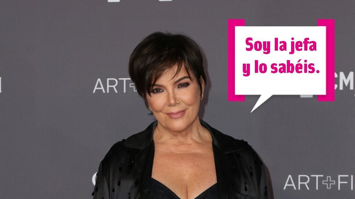 Kris Jenner en el cumple de Kourt