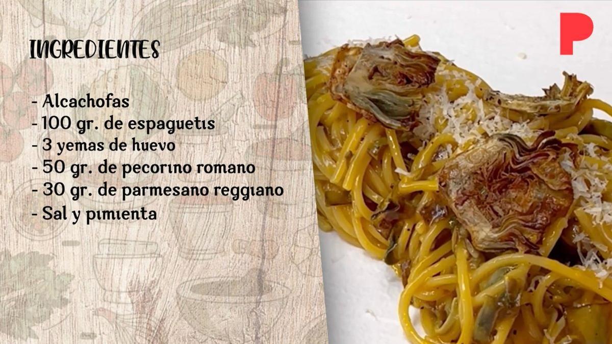 Recetas fáciles con el chef Rafuel: Carbonara de alcachofas