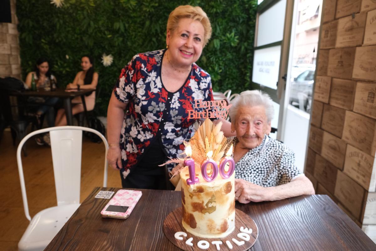 La alicantina Clotilde Escapa cumple 100 años