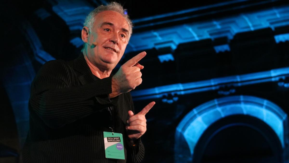 El responsable d&#039;El Bulli Foundation, Ferran Adrià, al Tech Spirit a la Llotja de Mar, el 25 de febrer del 2020.