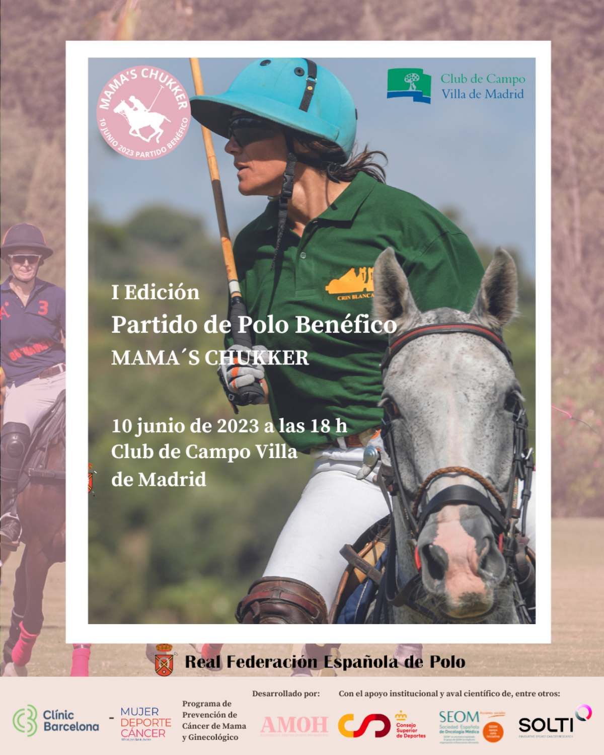 ‘Mama’s Chukker’, el partido de polo femenino benéfico por el cáncer de mama