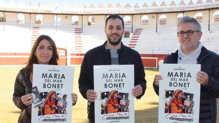 Maria del Mar Bonet actuará en la Plaza de Toros de Ondara