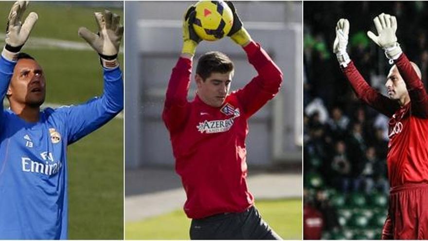 Keylor Navas, Courtois y Willy Caballero