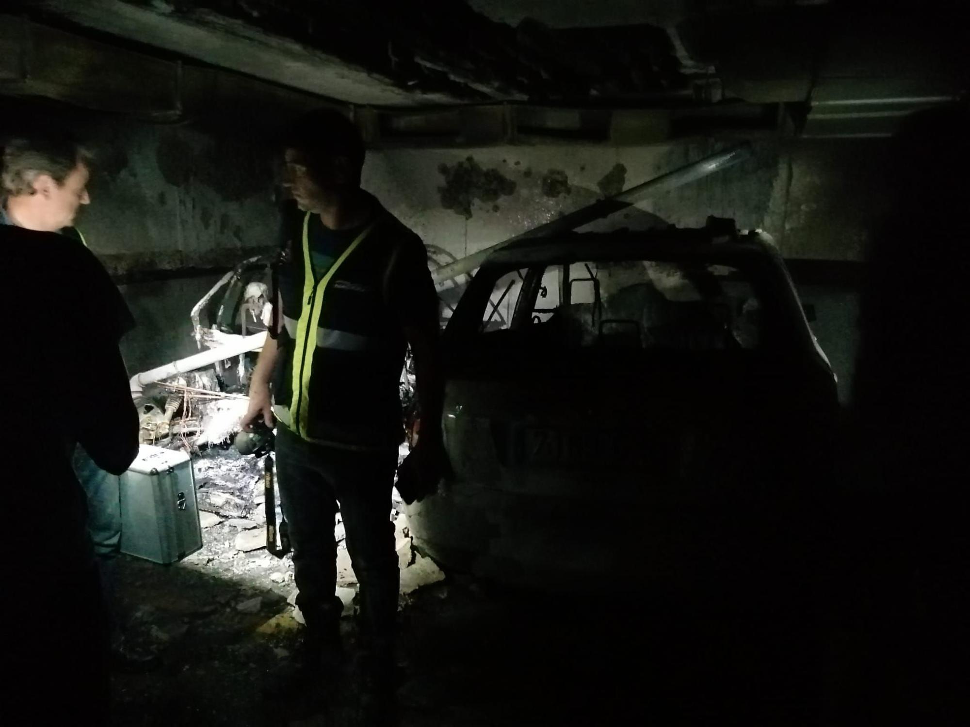 Incendio en un edificio de la calle Reyes Católicos de Palma