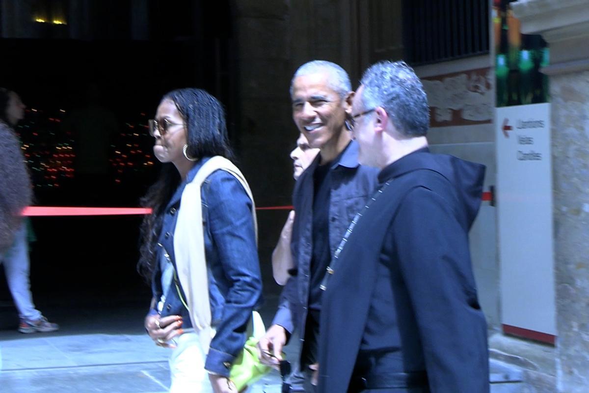 Així ha sigut la visita dels Obama i els Spielberg al monestir de Montserrat