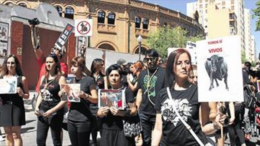 Castellón acoge una manifestación contra los toros