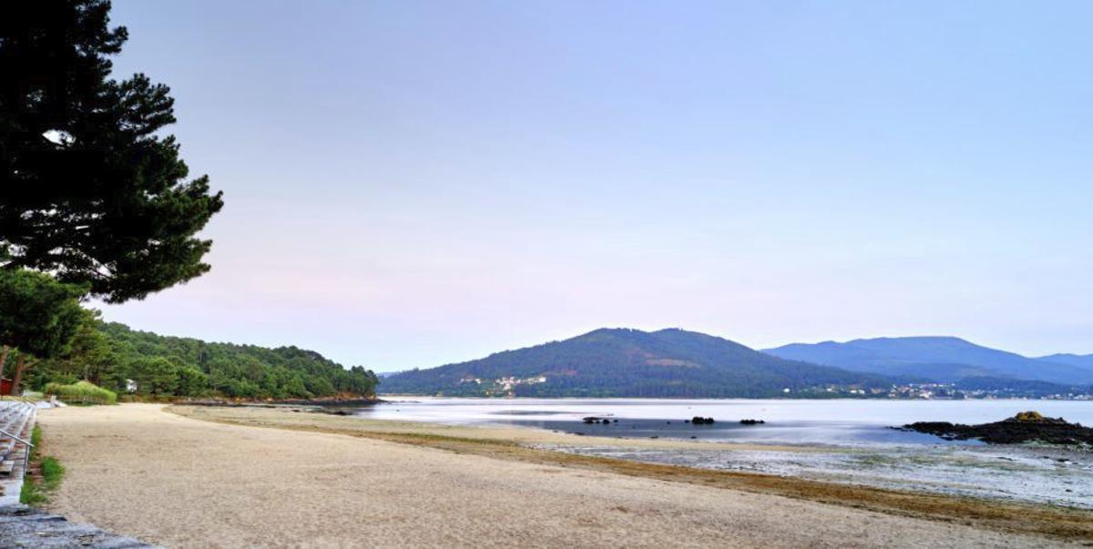 A praia de Broña é o areal máis grande de Outes. | CEDIDA
