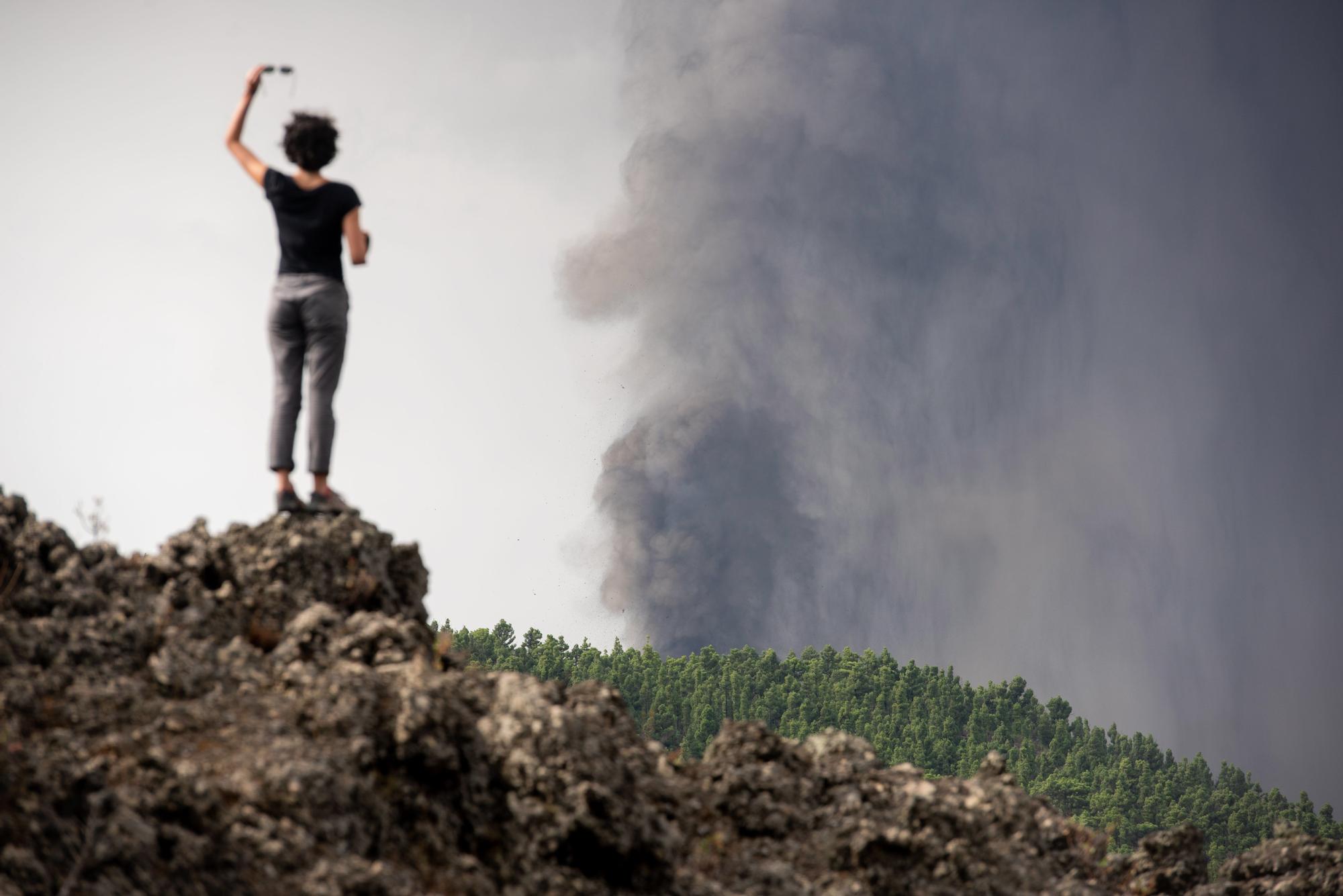 Las imágenes de la erupción volcánica en La Palma y sus devastadoras consecuencias