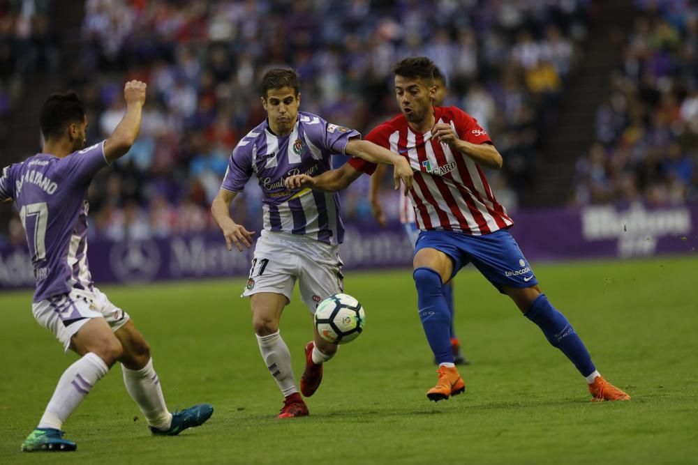 El Valladolid - Sporting, en imágenes