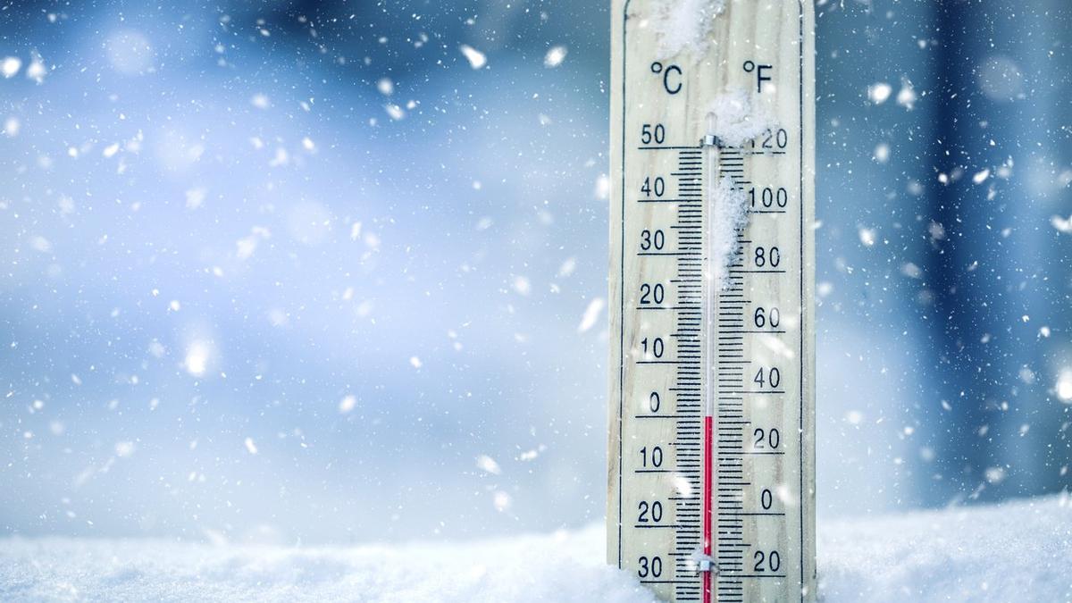 Un termómetro marca temperaturas extremas.
