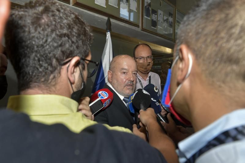 Almuerzo de los presidentes de la UD Las Palmas y el CD Tenerife