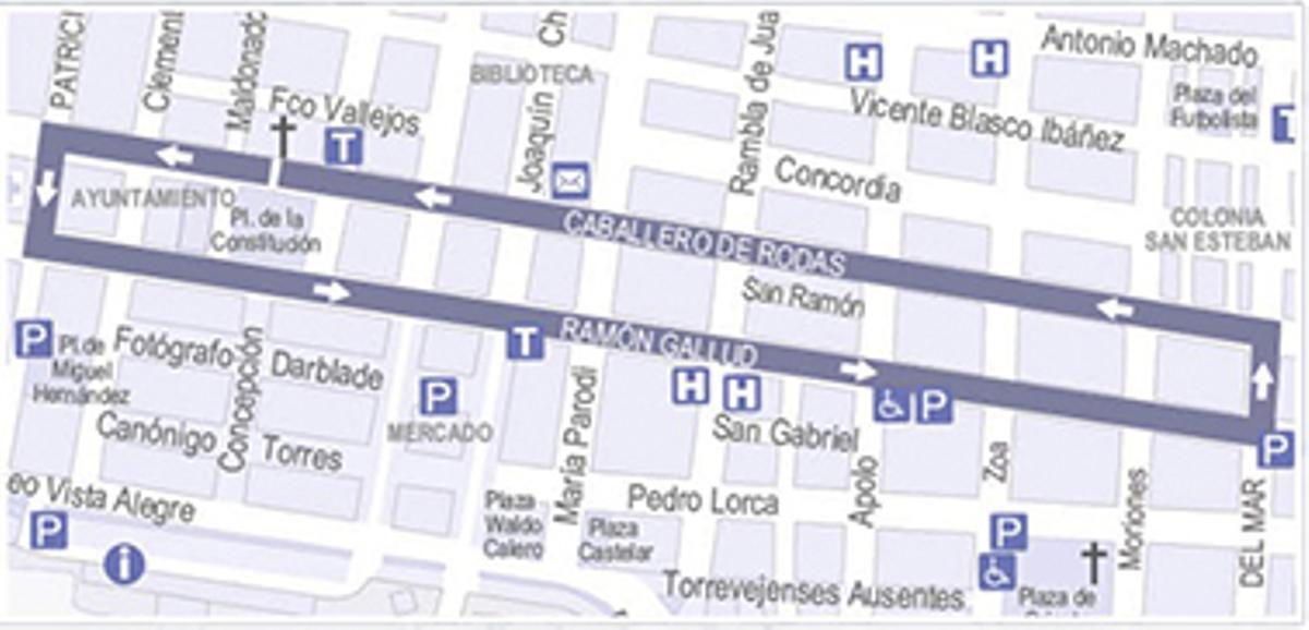 Recorrido de la procesión del Viernes Santo 2025