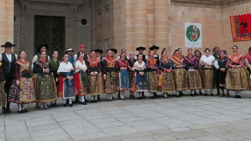 Don Sancho graba dos danzas para un trabajo del Ministerio de Cultura