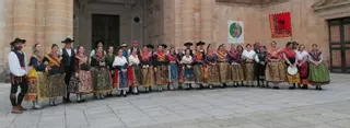 Don Sancho graba dos danzas para un trabajo del Ministerio de Cultura
