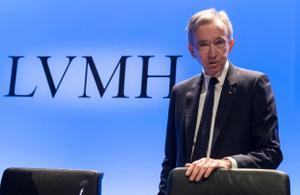 El presidente ejecutivo del grupo francés del lujo Louis Vuitton Moët Hennessy (LVMH), Bernard Arnault.