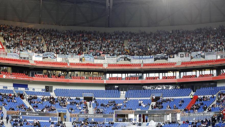 La UEFA multa al Celta con 30.000 euros por distintos incidentes en Lyon