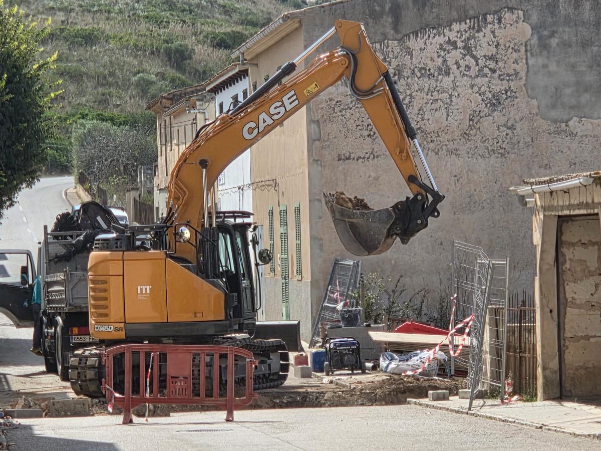 Las obras en Son Carrió para evitar inundaciones ya han empezado.